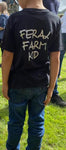 Feral Farm Kid Black tshirt