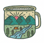 25k Wild Hiking Mug - Adventure Patch