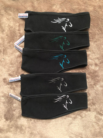 Suprafleece Embroidered Horse Headbands