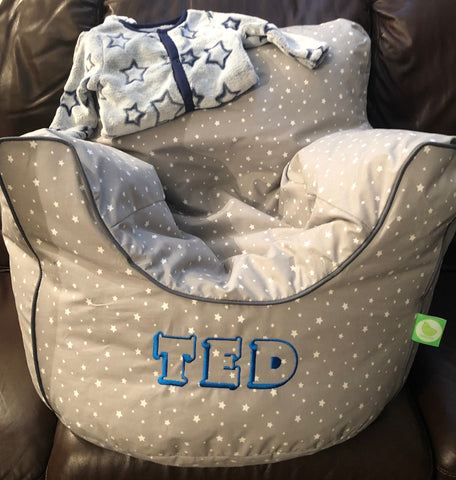 Personalised Child/Teen and Toddlers Beanbag in a variety of styles