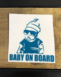 Baby on board vinyl sticker