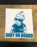 Baby on board vinyl sticker