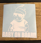 Baby on board vinyl sticker