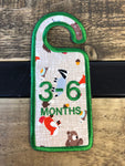 Baby Nursery Embroidered Closet/Wardrobe Dividers Baby Nursery Closet Clothes Organizers Mom Gift Baby shower gift