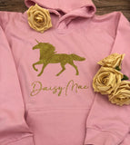 Personalised Unicorn Hoodie