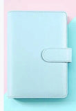 A5 Budget binder cash planner folder with 6 savings pouches