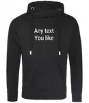 Personalised text Snuggly hoodie any text/message/initial.