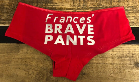 Personalised Ladies Pants - ant text you like humorous, funny, courage, fun