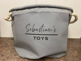 Personalised  Kids Toys - Home Accessories - Animal Toy Storage Bag various sizes and colours.