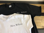 Just Married matching Tees HIS/HERS