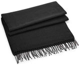 Plain luxurious winter warmer scarf